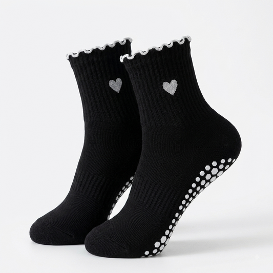 Chaussettes Cœur Noir