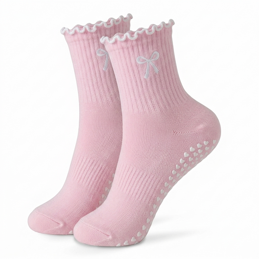 Chaussettes Papillon Rose
