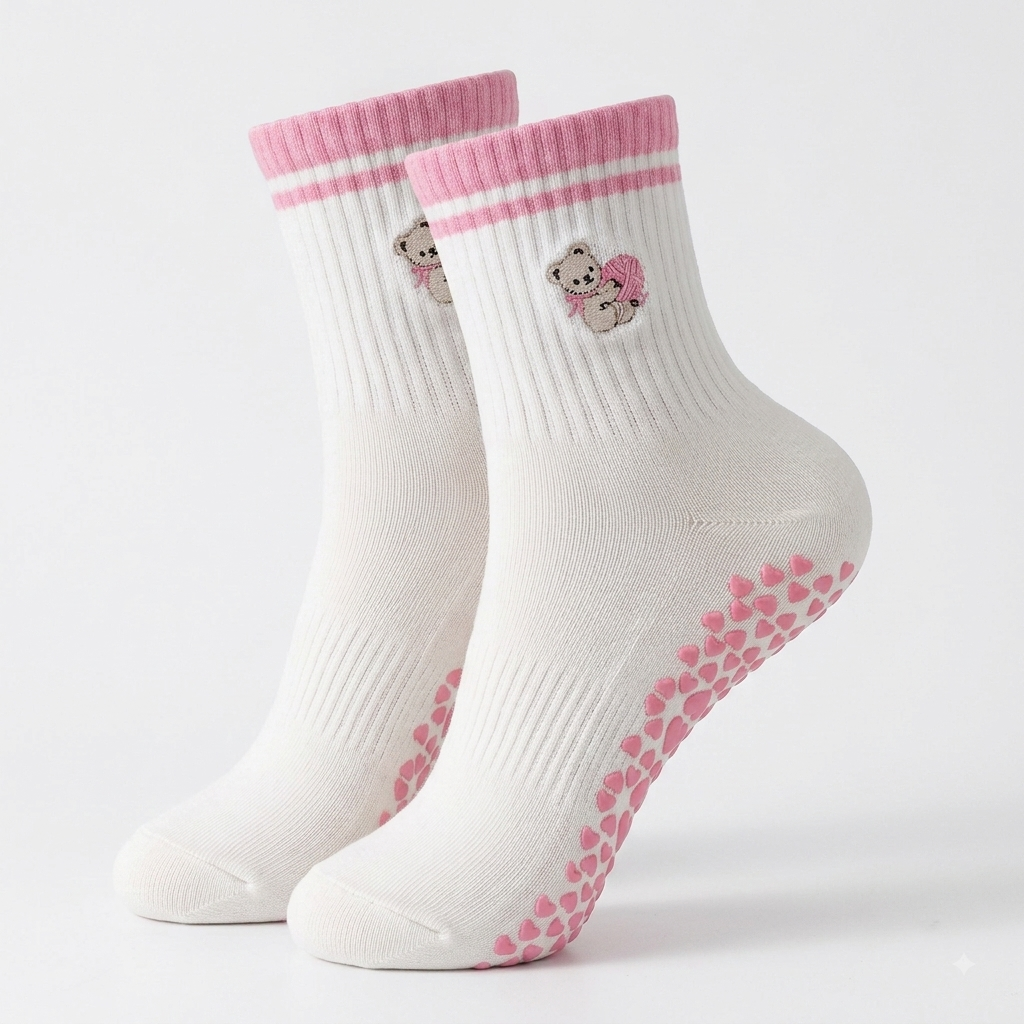 Chaussettes Pilates Ours