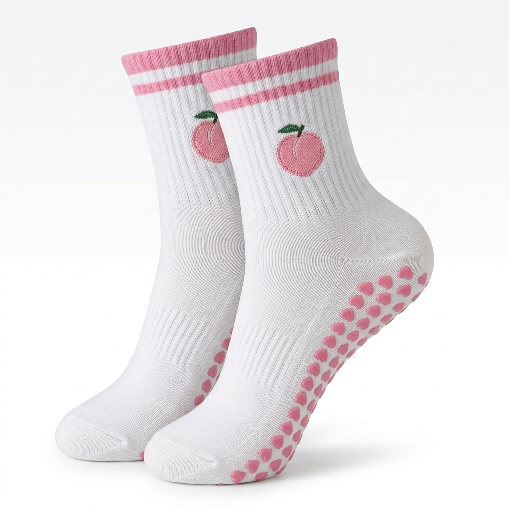 Chaussettes Pilates Pêche